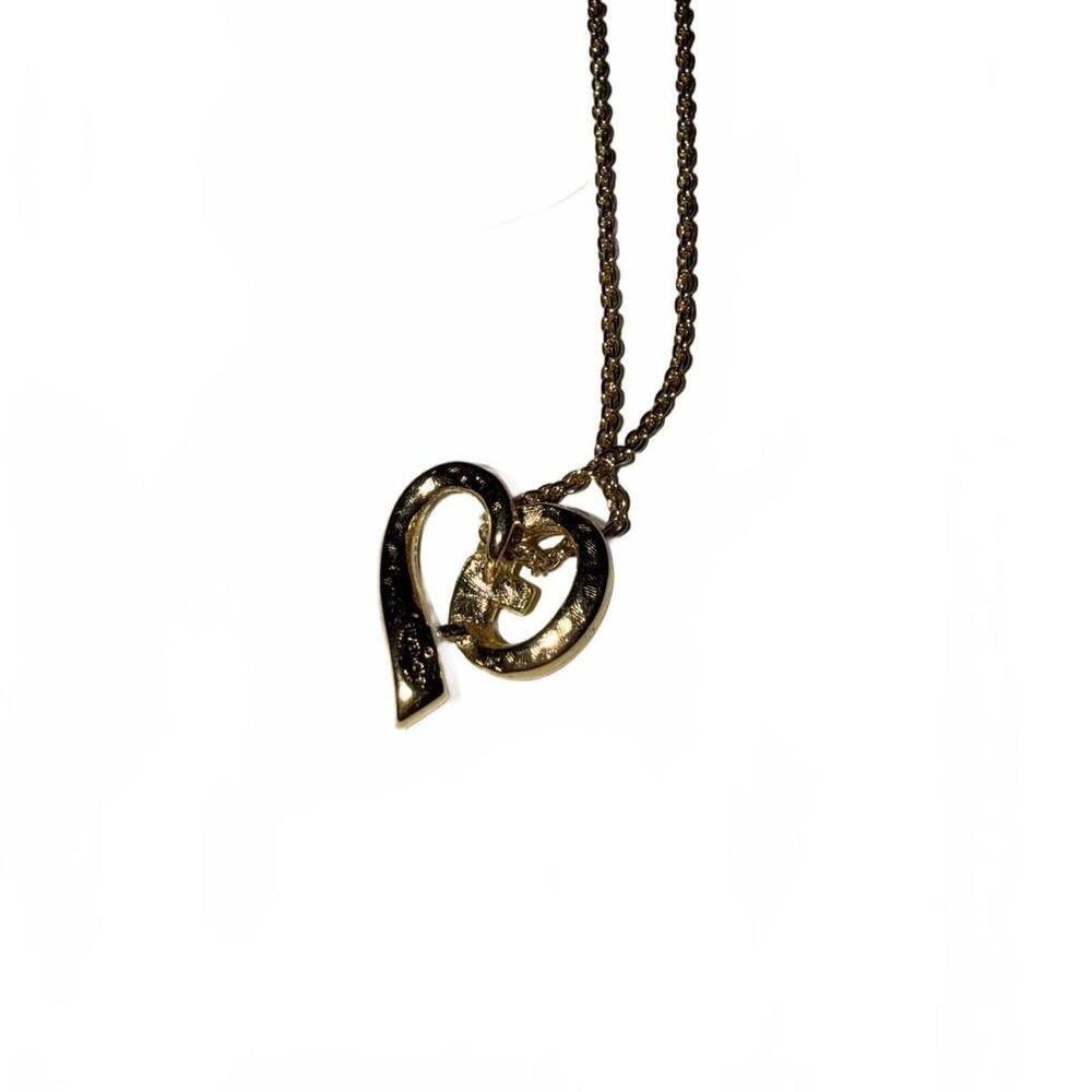 Givenchy Gold Rhinestone Necklace- EUC - Picture 3 of 5